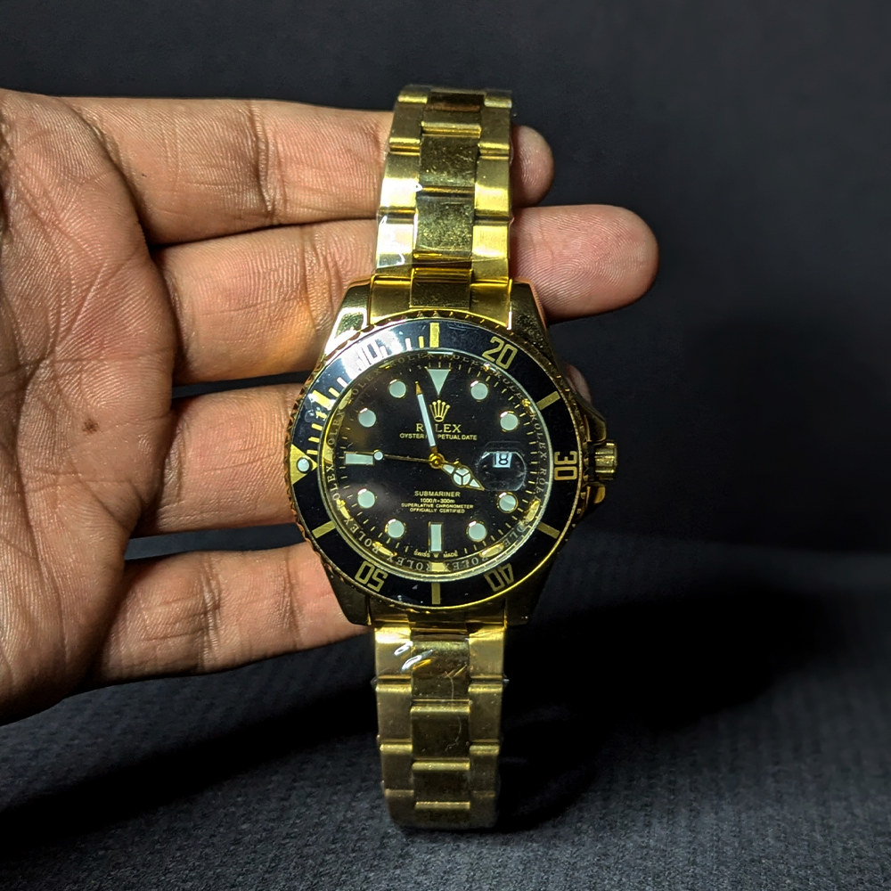 Gold Submariner Watch